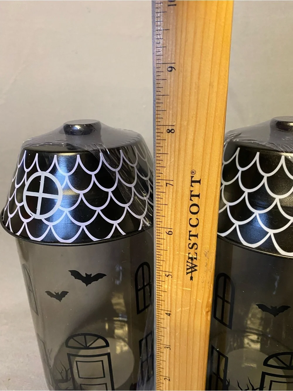 Target Black Haunted House containers from the 2024 Halloween collection